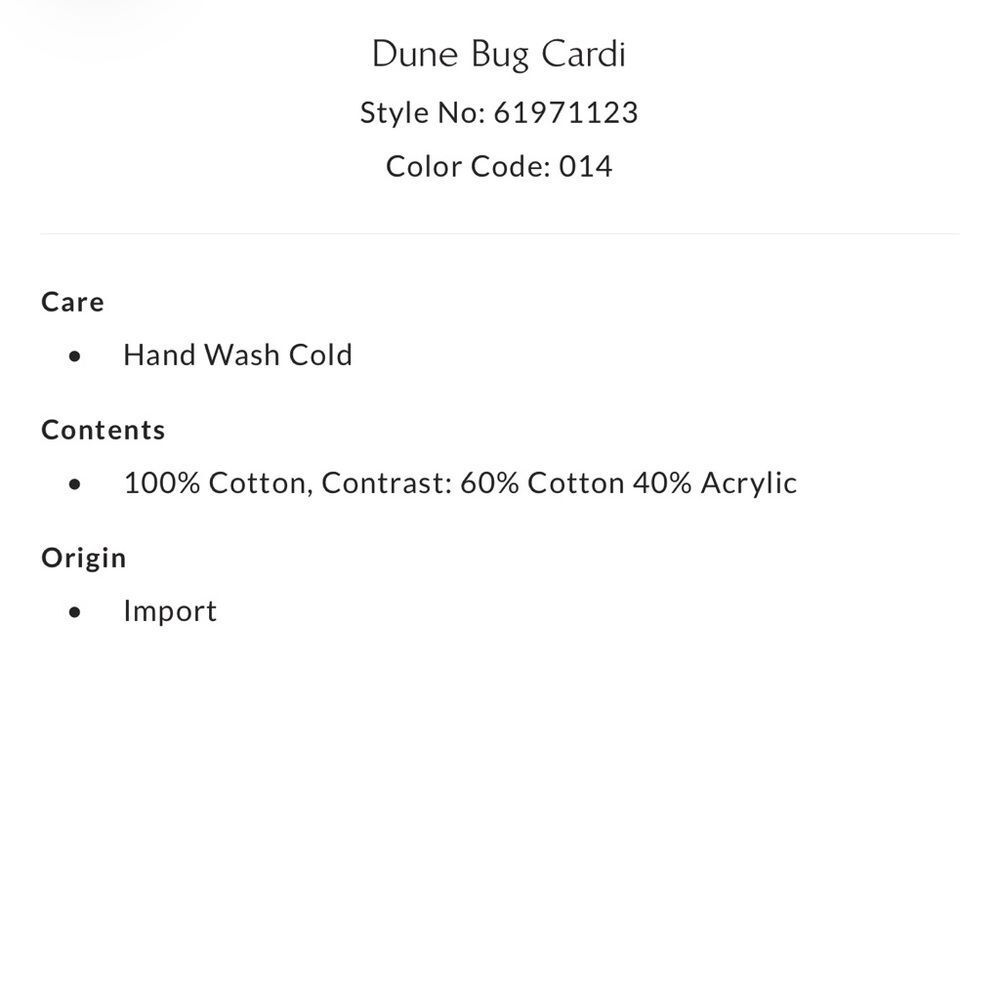 Free People Dune Bug Crochet Cardi in Oatmeal - Picture 6 of 10